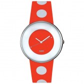 Alessi Watch - Luna - Red/White